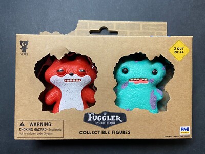 Fuggler Collectible 2.25  Figures 2pk SKETCHY SQUIRREL & GAPTOOTH MCGOO NEW