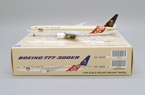 B777-300 SAUDI ARABIAN AIRLINES FLAP DOWN REG:HZ-AK42 - JC WINGS XX4463A 1/400 - 第 12/12 張圖片
