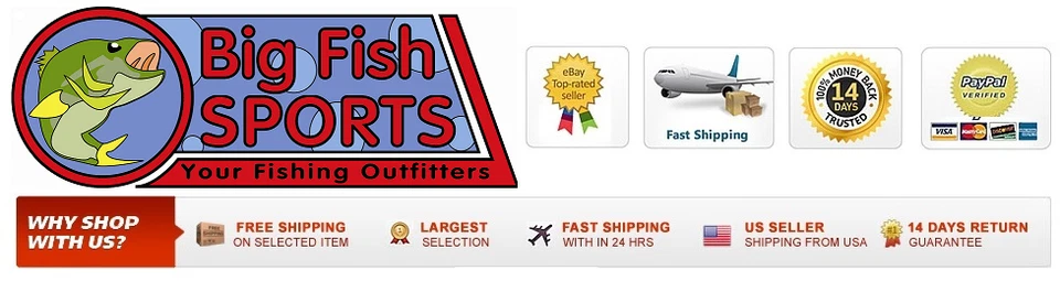 Combo de varilla/carrete giratorio telescópico EAGLE CLAW Pack-It 5'6" #PK56TS Foto 4 de 4