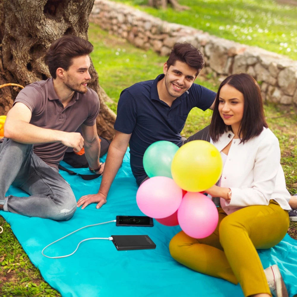 20000mAh Power Bank with Dual USB Ports for Fast Phone Charging