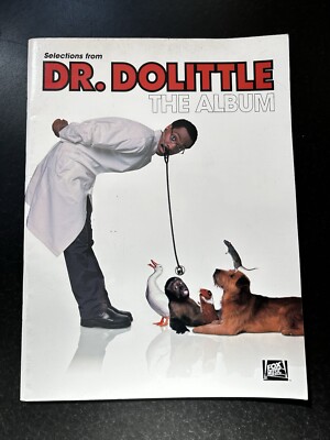 DR. DOLITTLE Film songbook (1998):AALIYAH,SUGARHILL GANG,etc. 47 pp w/pix (VG+)