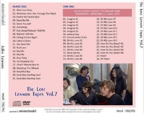 S ライブDVD JOHN LENNON / THE LOST LENNON TAPES VOL.7 (CD+DVD) | eBay