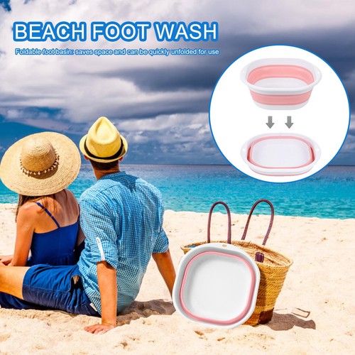 1 Pc Foot Bath Foot Soak Tub PP+TPR Pool Foot Bath Foldable Foot Basin Portable - Picture 9 of 11