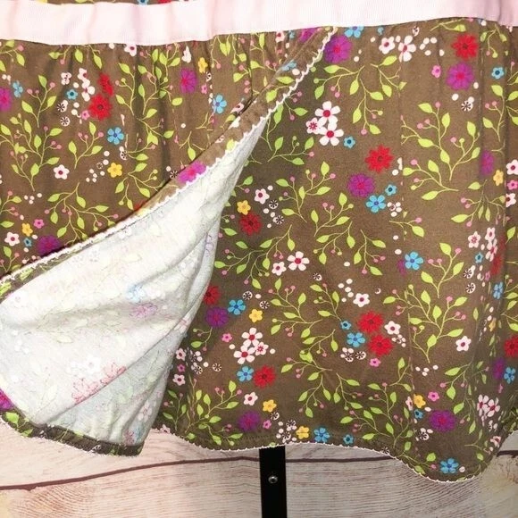 Top Hanna Andersson Marrón Floral Manga Larga Talla 150 (Talla 12) Foto 4 de 4