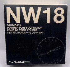 MAC Studio Fix Powder Plus Foundation Shade NW18 Full Size 15g Original Formula
