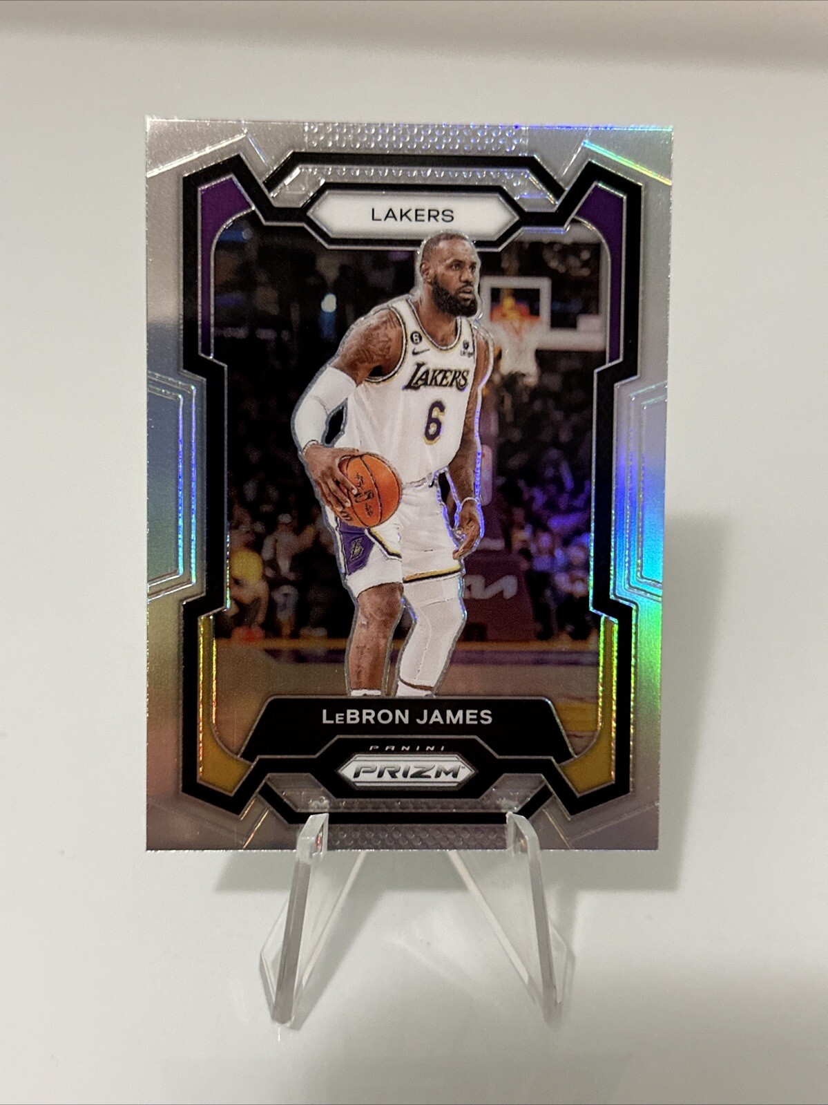 2023-24 Panini Prizm - Silver Prizm #63 LeBron James