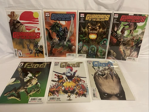 Guardians of the Galaxy (7th Series) #1 2 3 4. Groot 1 2 3. Marvel 2023