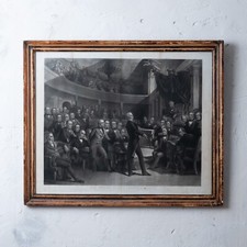 Rothermel “The United States Senate, A.D. 1850” Henry Clay Compromise Engraving