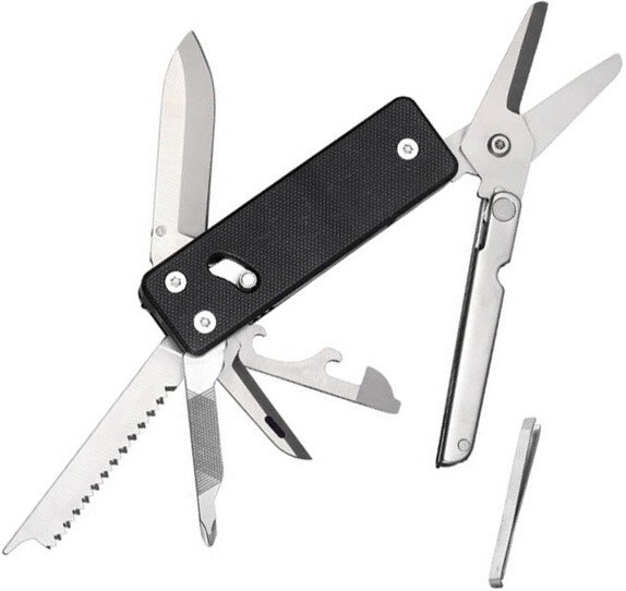 ROXON KS2 Elite Multitool Varied Integrated Tools D2 Steel Blade