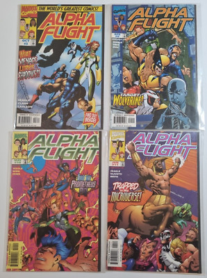 Alpha Flight Volume 2 Issue 3 9 10 11 Marvel Comics 1997