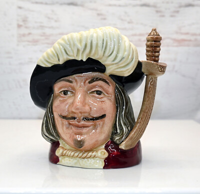 1955 Royal Doulton Porthos Three Musketeers D6453 Small 4'' Toby Mug Max Henk