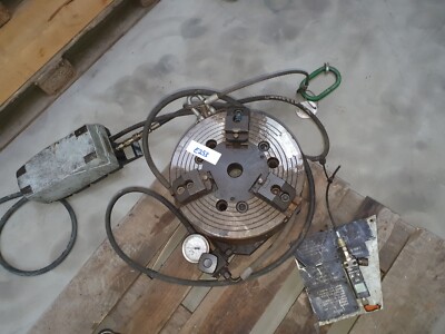 HWR Typ-PY15+6904-20 ''3-Backen Handspannfutter+Druckregler+Hydraulikpumpe'' E253