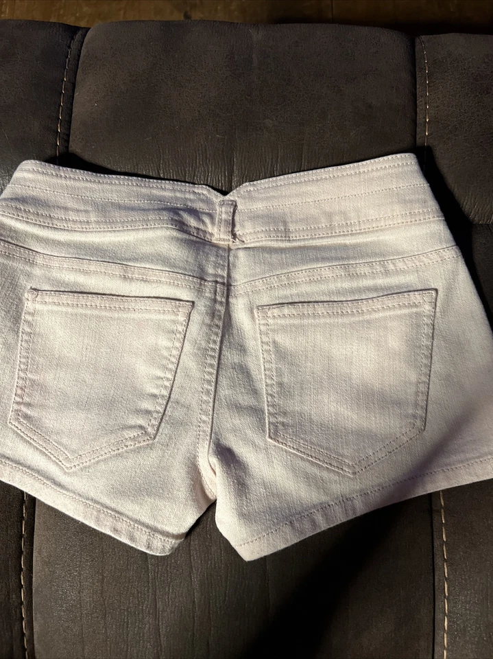 Pantalones Cortos NO LIMITS Juniors Tiro Bajo Dobladillo Deshilachado Tiro Bajo Talla Junior 1 Lt. Rosa Foto 2 de 4