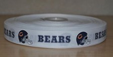5 Yards of Chicago Bears Grosgrain Ribbon-7/8 inch