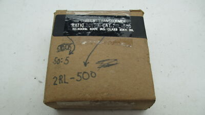 Instrument Transformers 2 RL-500 Current Transformer Ratio 50:5
