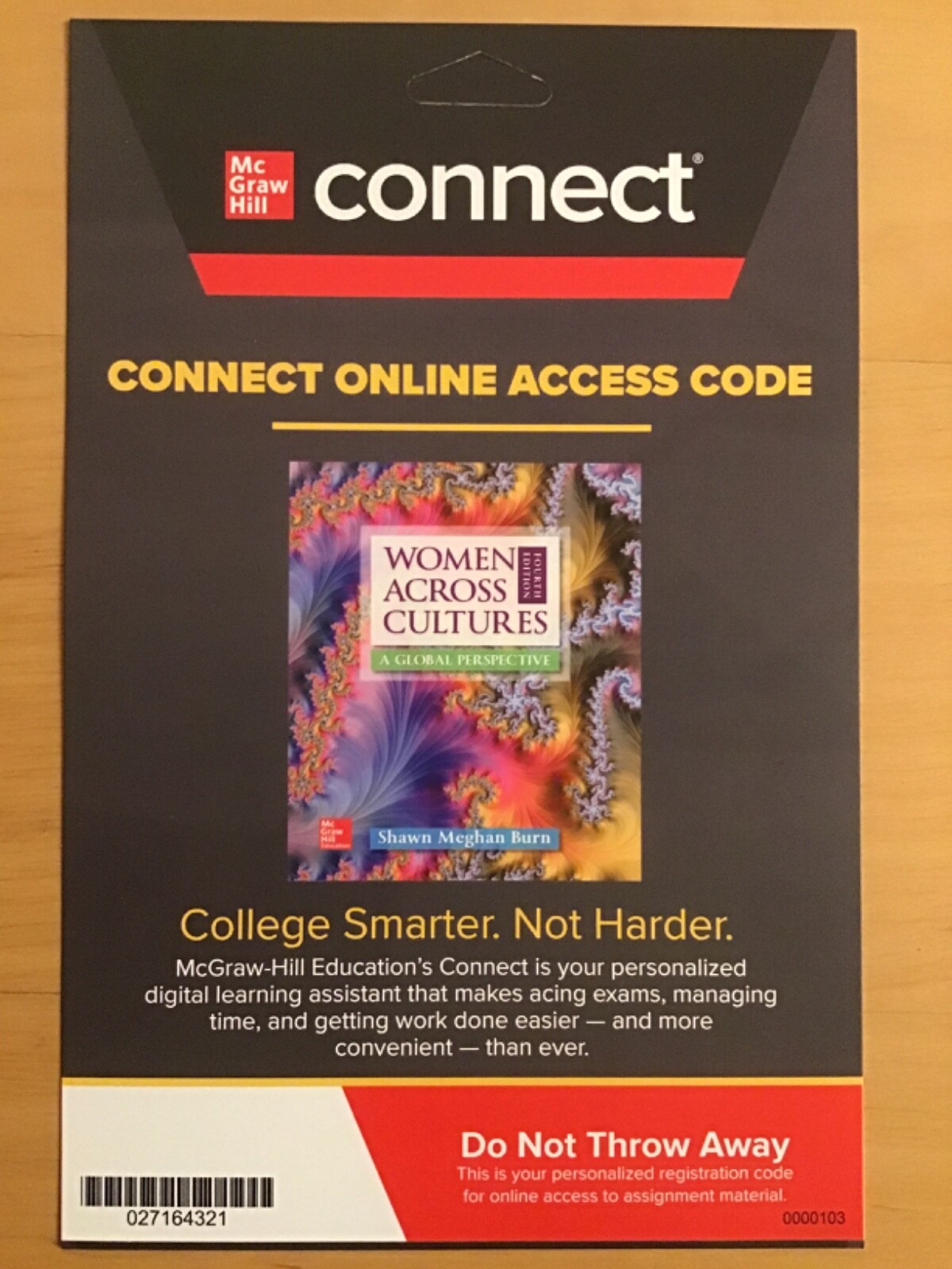 NEW Connect Online Access Code Card to Women Across Cultures 4th ...