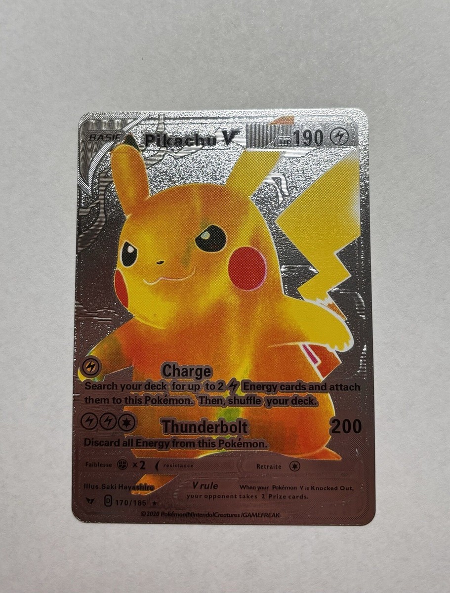ピカチュウV トレーディングカード HP190 ピカチュウV 190HP ポケモンカード - メルカリ