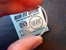 Watch Crystal Clear Digital Digi-Tite KT Germanow Simon GS G-S Vintage NOS 