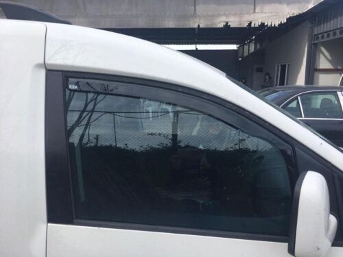 Wind Rain Deflectors & Clips for VW Caddy MK3 2-Door 2004-2015 2-pcs Exact Fit - Picture 7 of 12
