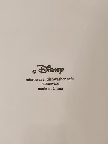 Disney Mickey Mouse & Co 11” Dinner Plate Hidden Lemon Ears Rare Stoneware - Picture 6 of 7
