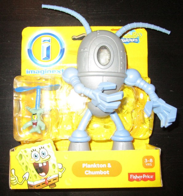 Imaginext SPONGEBOB PLANKTON & CHUMBOT 2pack Figure Set TOYS R US