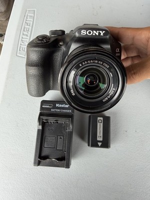 MINT Sony Alpha a3000 20.1MP Mirrorless Camera w/18-55mm SEL1855 - TESTED WORKS
