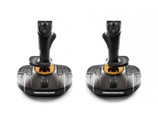 Image of Thrustmaster T.16000M FCS SPACE SIM DUO Black Orange USB Joystick Analogue / Dig