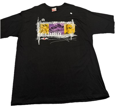 NASCAR Chase Authentics Dale Jarrett Double Sided Graphic Tee T-shirt Black 2XL