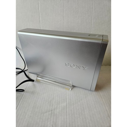 Sony DRX-840U External DVD CD Rewritable Drive USB 2.0 Silver Tested Working - Afbeelding 2 van 4
