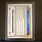 2026 Bowman U Dylan Lee UCLA Bruins 1st Bowman Blue Parallel #BPP-193 with player stats and red Topps branding on back.