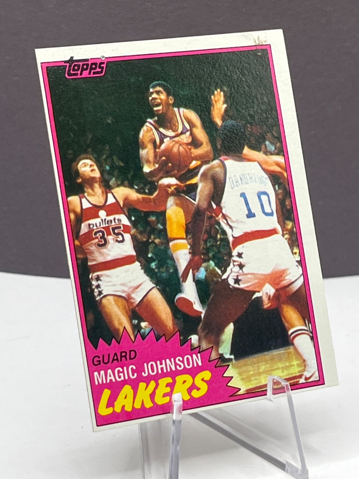 Magic Johnson 1981 Topps Card # 21