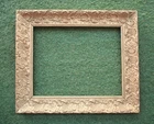 Antique beautiful 19th century wood and gilded stucco frame foliage dimensions: 46.9 x 37.4 cm.