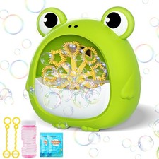 Getatoy Frog Bubble Machine Toys for Kids 3-8 Years Old: Small, Green