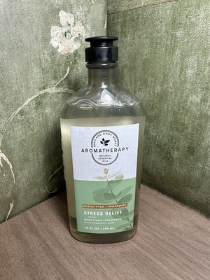Bath and Body Works Aromatherapy Stress Relief Body Wash Foam Eucalyptus MINT
