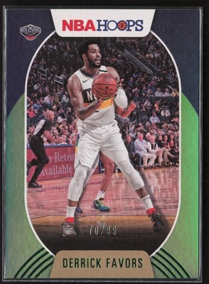 2020-21 Hoops #135 Derrick Favors Green #/99