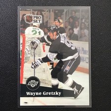 1991-92 Pro Set French Wayne Gretzky LA Kings