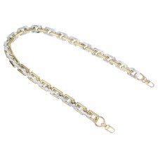 Purse Chain Strap, 31.5 Inch Acrylic Strap Replacement for Handbag, Gray