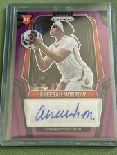2025 Panini WNBA Prizm Connecticut Sun Purple Auto Aneesah Morrow 46/49 RC
