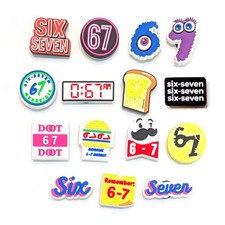 SIX-SEVEN 6-7 SHOE CHARMS - Buy Single Individual Charms Fits Crocs 