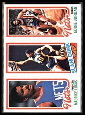 1980 Topps Eddie Jordan/James Edwards/Maurice Lucas #54