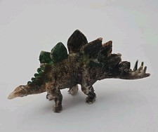 Vintage 1980s Stegosaurus Dinosaur Rubber Toy Figurine