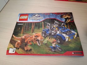 Genuine Lego Set No. 75916 Jurassic World T-Rex Chase T-Rex Tracker + OBA + MIB