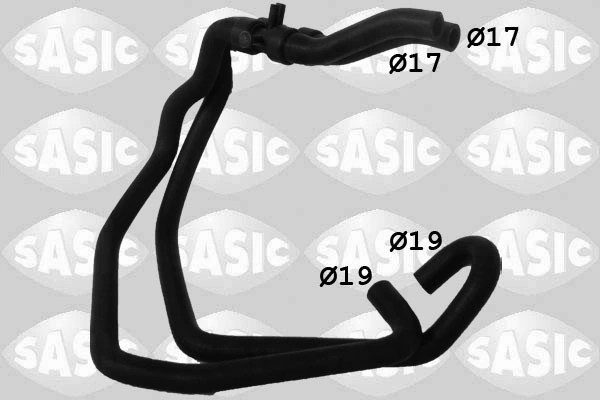 Durite radiateur Sasic 3404089 tuyau refroidissement Opel 4405262