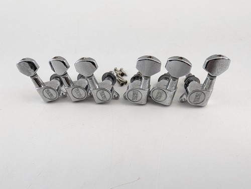 ESP Logo LTD 3x3 Tuners Chrome 3+3 Tuner Tuning