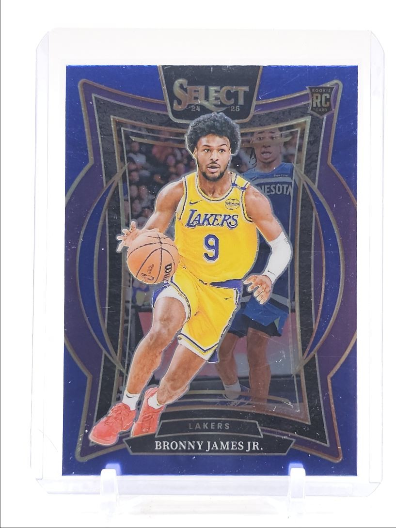 BRONNY JAMES JR. 2024-25 SELECT CONCOURSE ROOKIE RETAIL BLUE RC Q4641