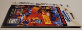 X-Men: Children of the Atom Sega Saturn Manual, Repro Back Artwork, Tested Works