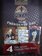 2026 Leaf Metal Presidents Day Factory Sealed Hobby Box