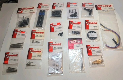 Traxxas OEM PARTS LOT 16 Packages New Sealed