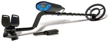 Bounty Hunter Quick Silver Metal Detector with Pin Pointer, Black Blue QSIGWP