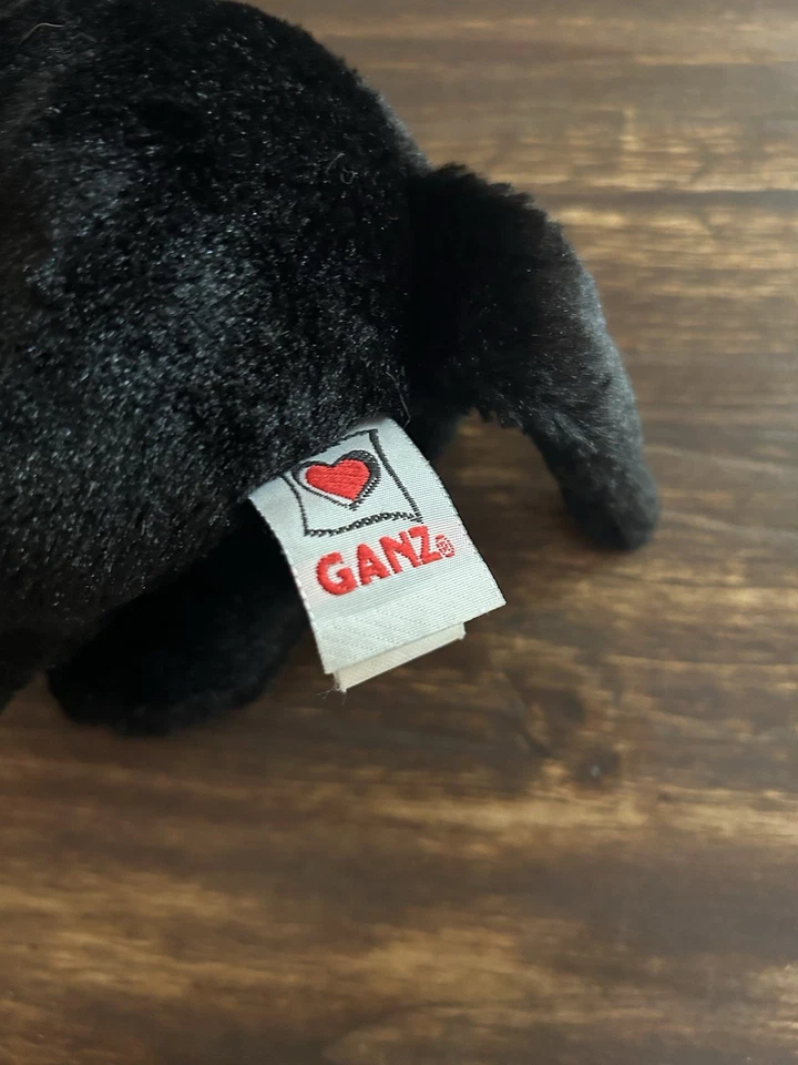 GANZ Webkinz Black Lab Labrador Retriever Dog Puppy Plush Stuffed No Code 10” - Image 4 of 4